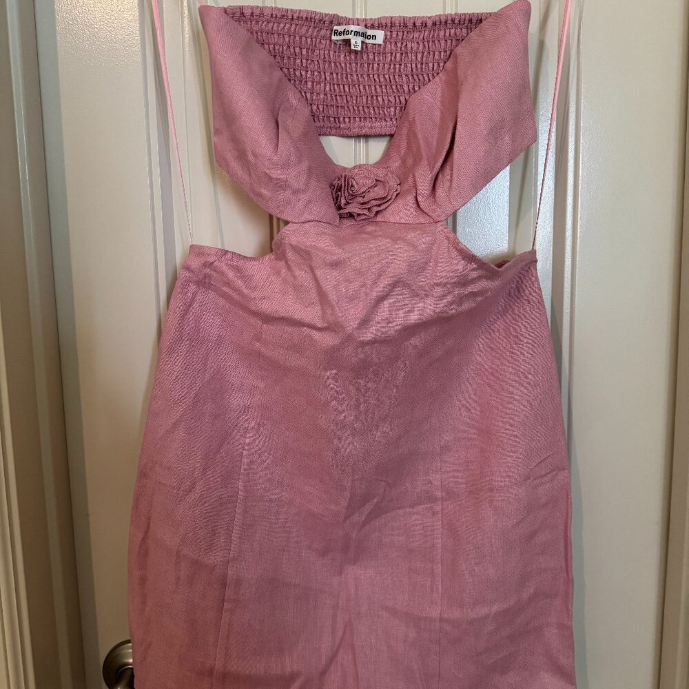 Reformation Blush Dress